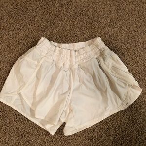 White lulu shorts